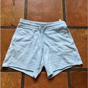 light blue hollister sweat shorts